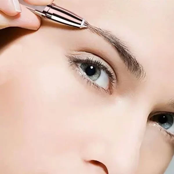 Electric Eyebrow Trimmer Women Mini Eyebrow Shaver Instant Painless Face Brows Hair Remover Epilator Portable Razors