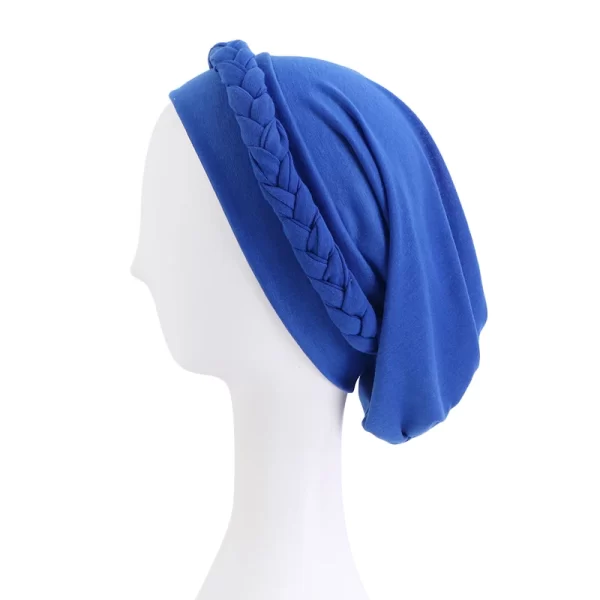 Muslim Braided Turban Headwrap For Woman Bohemian style Headscarf stretchy hijabs Head Wraps Hijabs Femme Musulman Bandana - Image 15