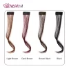 HUAYA Synthetic Hair Bangs Clips Front Side Long Bangs Fake Fringe Clip In Hair Extensions Accessories for Women - Image 2