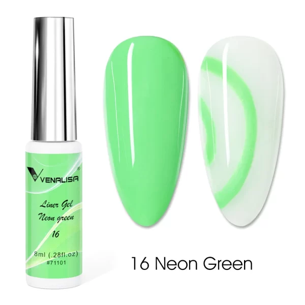 8ml VENALISA Liner Gel White Line French Nail Gel Polish 21 Colors Soak Off UV/LED Painting Gel Beautiful Semi Permanent Varnish - Image 9