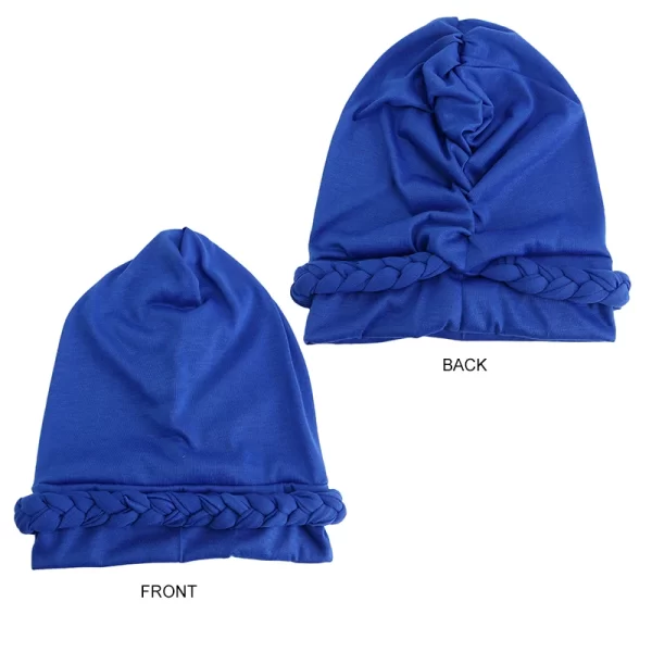 Muslim Braided Turban Headwrap For Woman Bohemian style Headscarf stretchy hijabs Head Wraps Hijabs Femme Musulman Bandana - Image 2