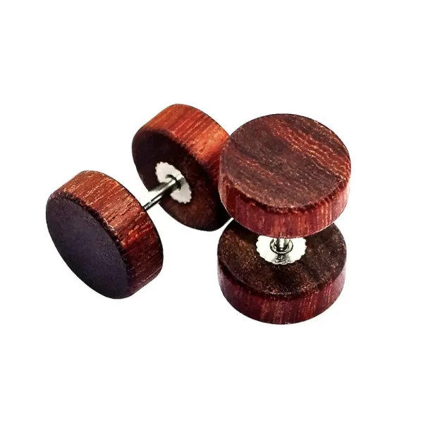 1Pair Steel Skull Cheater Plugs Fake Tunnels Ear Gauges Cat Punk Faux Percing Oreille Acrylic Falso Piercing Oreja Dilataciones - Image 17