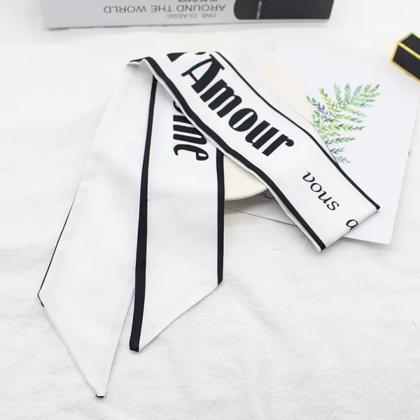 Long Hair Bows Scarf Headscarf Fashion Hair Ties Ribbons Multifunctional Headband Bandana Elastic Hair Accessories For Women - Image 31