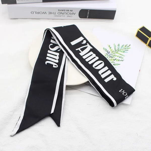 Long Hair Bows Scarf Headscarf Fashion Hair Ties Ribbons Multifunctional Headband Bandana Elastic Hair Accessories For Women - Image 36