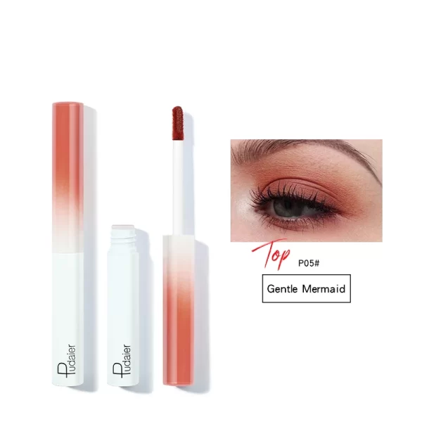 8 Colors Matte Liquid Eyeshadow Stick Waterproof Lasting Matte Metallic Easy To Makeup Professional Eye Dark Brown Eyeshadow - Image 11