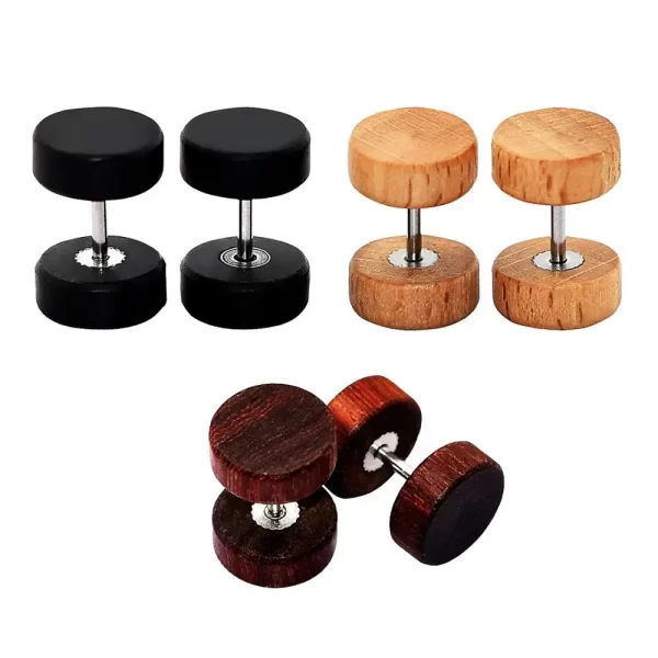 1Pair Steel Skull Cheater Plugs Fake Tunnels Ear Gauges Cat Punk Faux Percing Oreille Acrylic Falso Piercing Oreja Dilataciones - Image 4
