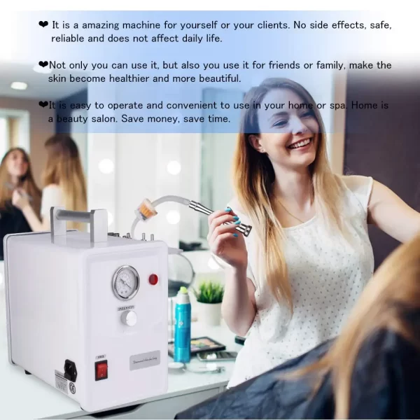 Professional Diamond Microdermabrasion Machine Beauty Equipment for Facial Peeling Portable Spa Healthy Beautiful Skin Tightning - Image 3