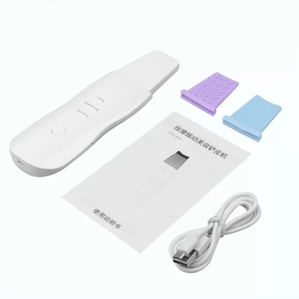 Facial Vibration Massage Skin Scrubber Cleaner Ion Acne Blackhead Remover Peeling Shovel Cleaner Facial Massager Skin Care - Image 7