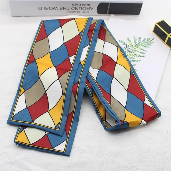 Long Hair Bows Scarf Headscarf Fashion Hair Ties Ribbons Multifunctional Headband Bandana Elastic Hair Accessories For Women - Image 24