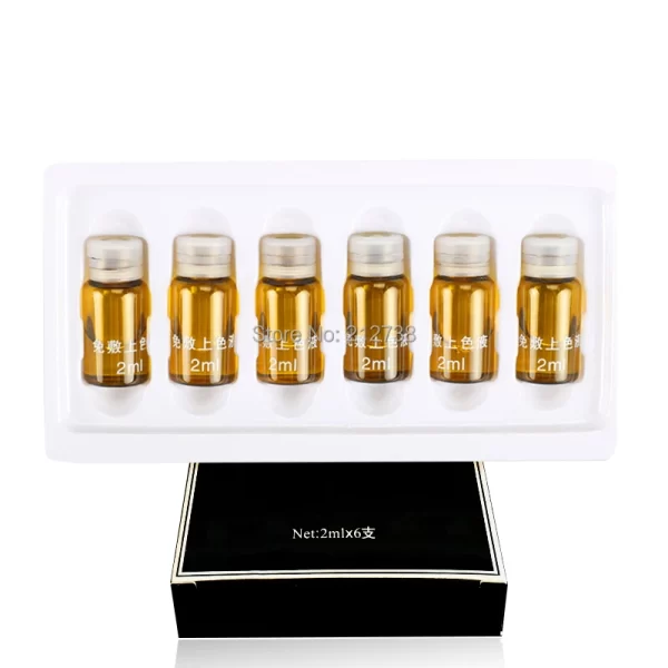 12pcs Effective Eyebrow Lips Tattoo Makeup Fixed Color Liquid Permanent Tattoos Make Up Auxiliary Agent -C0 - Image 2