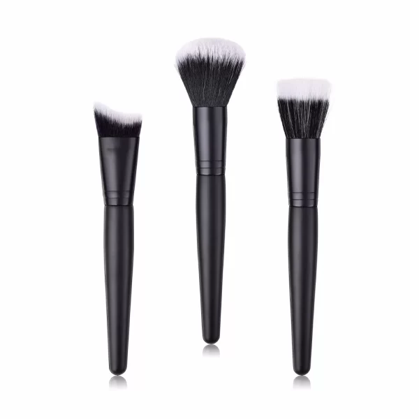 3pcs Pro Makeup Brushes Loose Powder Foundation Blush Highlighter Cosmetic Brushes Angled Contour Concealer Beauty Make Up Tools - Image 5
