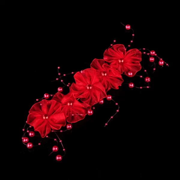 Wedding Headbands Bridal Ornaments Beautiful Flower Headbands Fashion Women Hair Band Simple Elegant Bride Accessories - Image 4