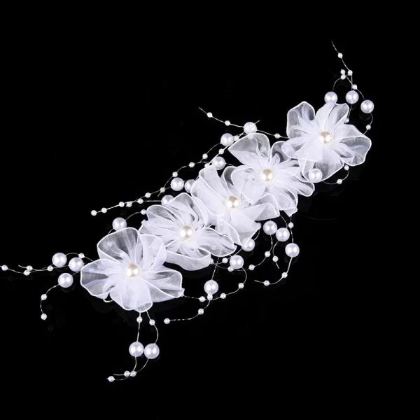 Wedding Headbands Bridal Ornaments Beautiful Flower Headbands Fashion Women Hair Band Simple Elegant Bride Accessories - Image 12