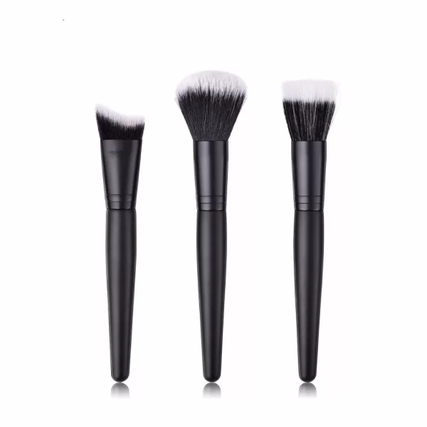 3pcs Pro Makeup Brushes Loose Powder Foundation Blush Highlighter Cosmetic Brushes Angled Contour Concealer Beauty Make Up Tools - Image 4