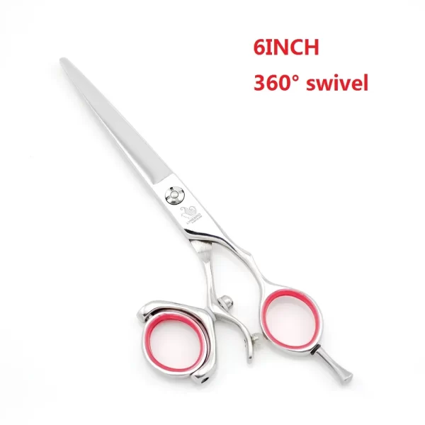 Hair cutting shear Silver 180 or 360 Swivel scissors 5.5INCH or 6INCH Barber scissors Lyrebird HIGH CLASS Simple pack NEW - Image 10