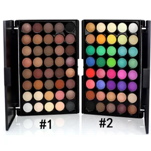 40 Colors Matte Eyeshadow Pallete Make Up Earth Palette EyeShadow Makeup Glitter Waterproof Lasting Makeup Add Eye Shadow Brush