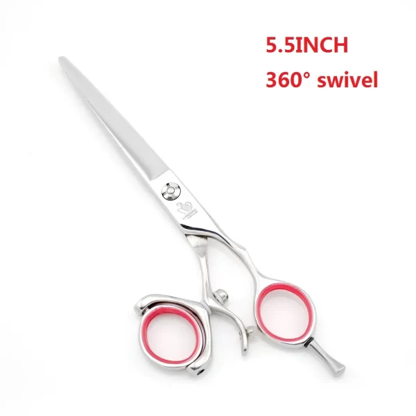 Hair cutting shear Silver 180 or 360 Swivel scissors 5.5INCH or 6INCH Barber scissors Lyrebird HIGH CLASS Simple pack NEW - Image 7