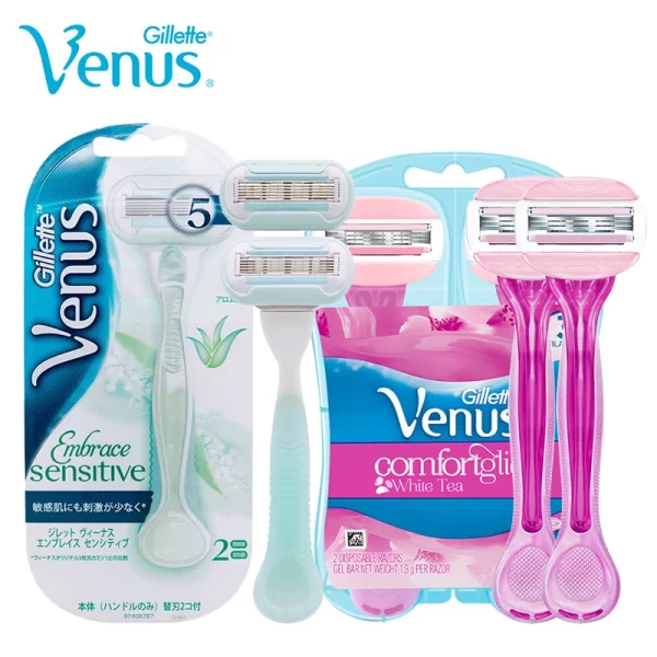 Gillette Venus Razor for Women Girls Ultra Thin Layers Blade with Lubricating Soap Safty Razor Shaving & Hair Removal - Image 5