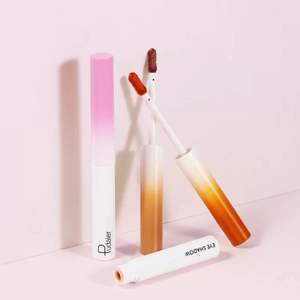 8 Colors Matte Liquid Eyeshadow Stick Waterproof Lasting Matte Metallic Easy To Makeup Professional Eye Dark Brown Eyeshadow - Image 6