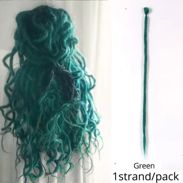 5 Strands Reggae Synthetic 20 36inch Handmade Dreadlocks Hair Extensions Faux Locks Crochet Hair Braid Hairpiece For Women/Men - Image 16
