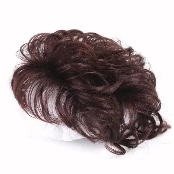 SyntheticAir Hair Bangs Edge Clipped In Bangs Extended Hair Piece Bangs Wig Cut Top Hair Loss To Cover Gray Hair Increase Volume - Image 2