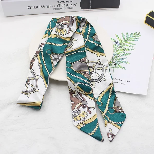 Long Hair Bows Scarf Headscarf Fashion Hair Ties Ribbons Multifunctional Headband Bandana Elastic Hair Accessories For Women - Image 26