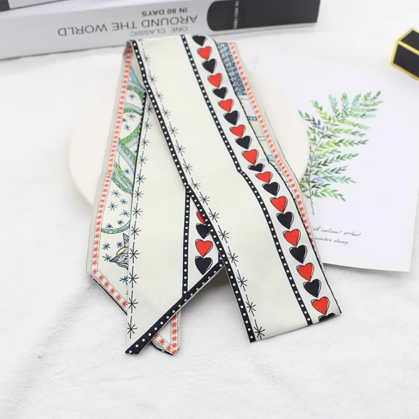 Long Hair Bows Scarf Headscarf Fashion Hair Ties Ribbons Multifunctional Headband Bandana Elastic Hair Accessories For Women - Image 10
