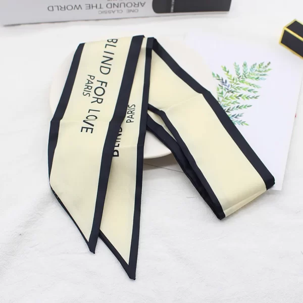 Long Hair Bows Scarf Headscarf Fashion Hair Ties Ribbons Multifunctional Headband Bandana Elastic Hair Accessories For Women - Image 12