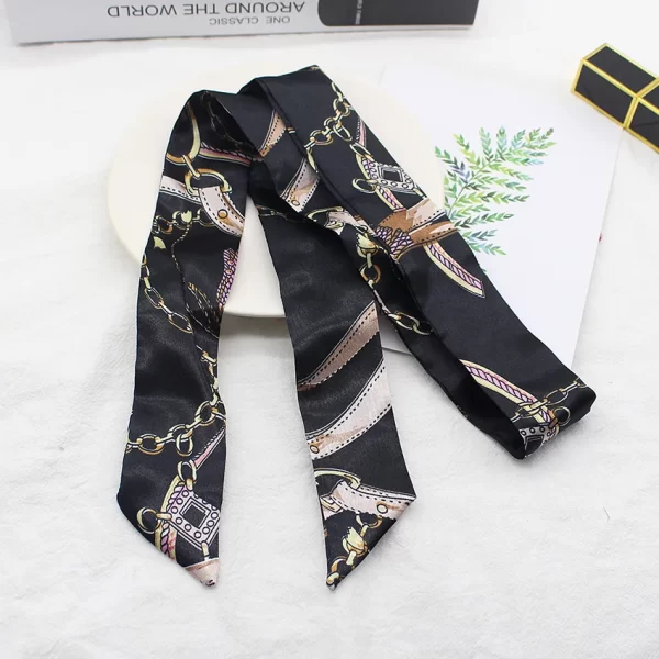 Long Hair Bows Scarf Headscarf Fashion Hair Ties Ribbons Multifunctional Headband Bandana Elastic Hair Accessories For Women - Image 25