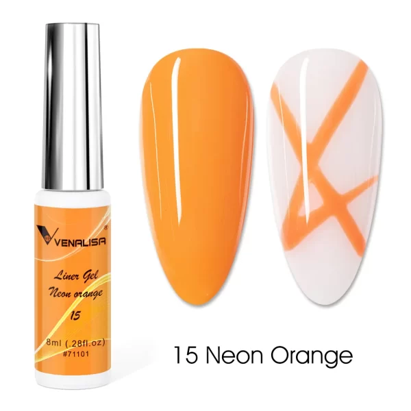 8ml VENALISA Liner Gel White Line French Nail Gel Polish 21 Colors Soak Off UV/LED Painting Gel Beautiful Semi Permanent Varnish - Image 12