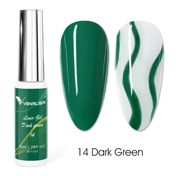 8ml VENALISA Liner Gel White Line French Nail Gel Polish 21 Colors Soak Off UV/LED Painting Gel Beautiful Semi Permanent Varnish - Image 11