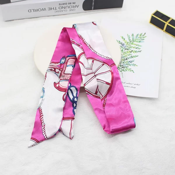Long Hair Bows Scarf Headscarf Fashion Hair Ties Ribbons Multifunctional Headband Bandana Elastic Hair Accessories For Women - Image 27