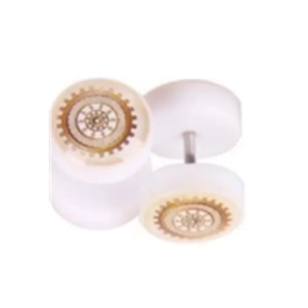1Pair Steel Skull Cheater Plugs Fake Tunnels Ear Gauges Cat Punk Faux Percing Oreille Acrylic Falso Piercing Oreja Dilataciones - Image 25