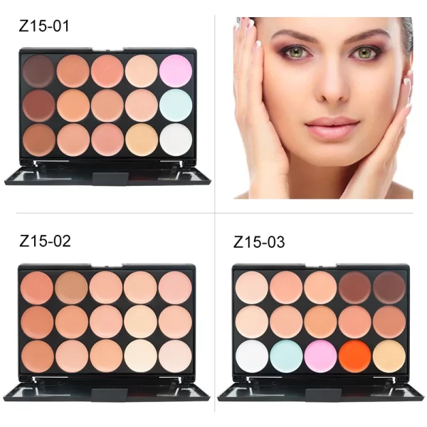 15 Colors Face Concealer Camouflage Cream Contour Palette Maquillaje Profesional Foundation Paleta Concealer - Image 3