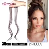 HUAYA Synthetic Hair Bangs Clips Front Side Long Bangs Fake Fringe Clip In Hair Extensions Accessories for Women - Image 39
