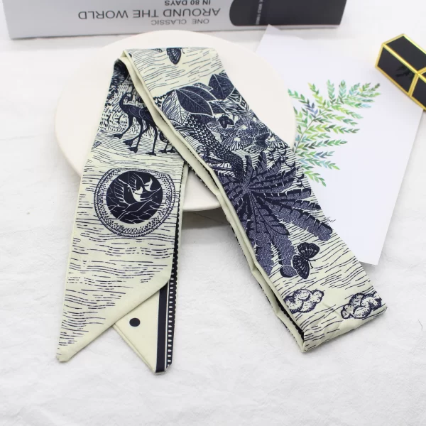 Long Hair Bows Scarf Headscarf Fashion Hair Ties Ribbons Multifunctional Headband Bandana Elastic Hair Accessories For Women - Image 6