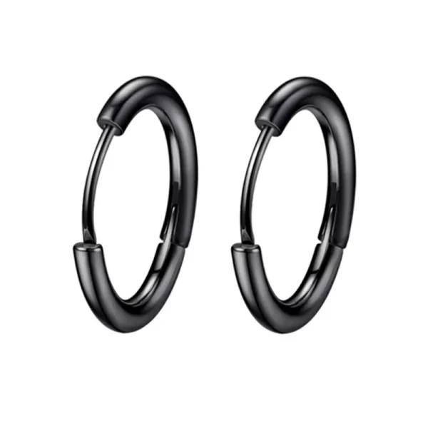 1 pair Women/Man Stainless Steel Small Hoops Earring Piercing Ear Cartilage Tragus Simple Thin Circle Anti-allergic Ear Buckle - Image 7