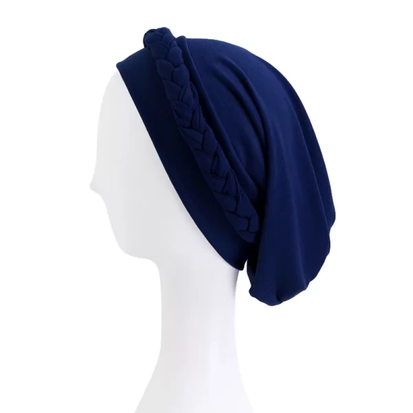 Muslim Braided Turban Headwrap For Woman Bohemian style Headscarf stretchy hijabs Head Wraps Hijabs Femme Musulman Bandana - Image 14