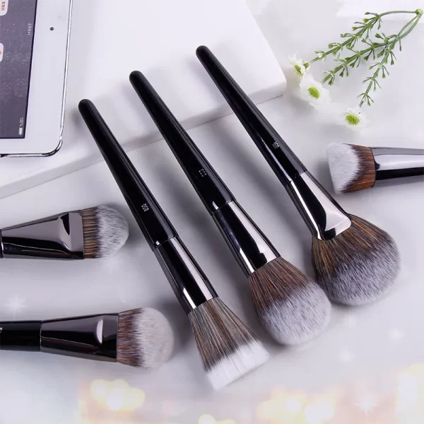 1pc Angled Foundation Makeup brushes Fan Powder Make up brushes 3D Bronzer Blusher stippling brush Eyeshadow Concealer Eyebrow - Image 2