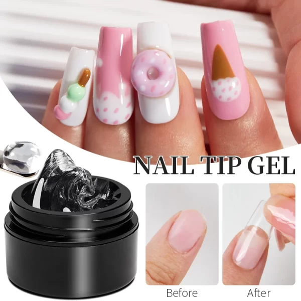 AWStorG 15G 4 In 1 Solid Nail Glue Gel Transparent UV LED Function Gel Nail Art Varnish For Manicure Extend - Image 3