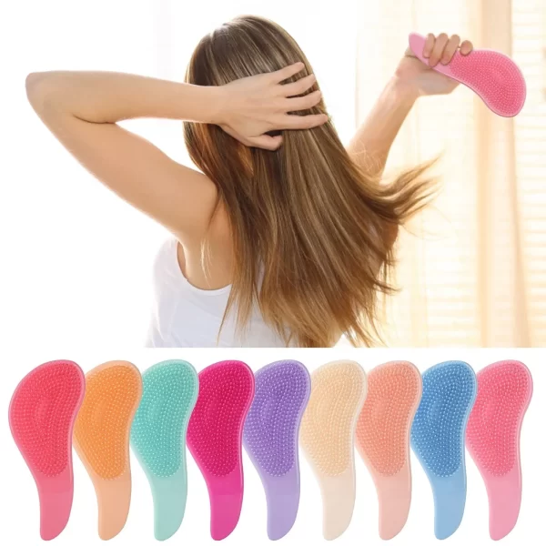 Magic Handle Detangle Hair Comb Anti Static Massage Hair Brush Tangle Shower Massage Hairbrush Comb Salon Woman Hair Accessories - Image 3