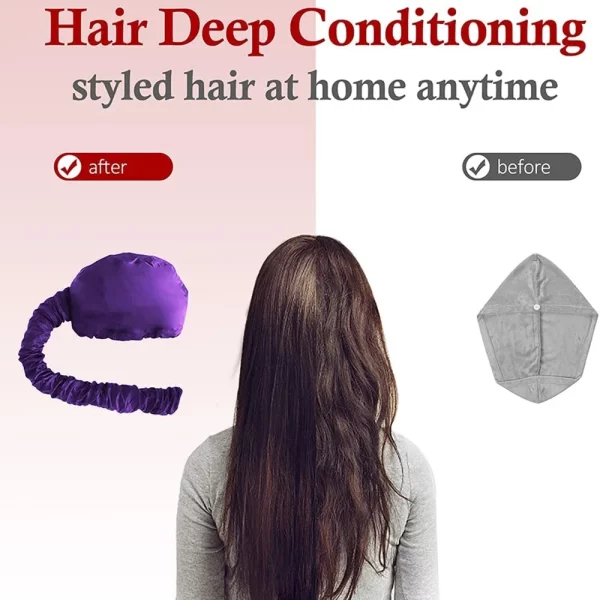 Hair Drying Cap Hair Dryer Caps Care Hair Perm and Dye Styling Warm Air Adjustable Drying Hood Home Hairdressing Salon Supply - Image 4