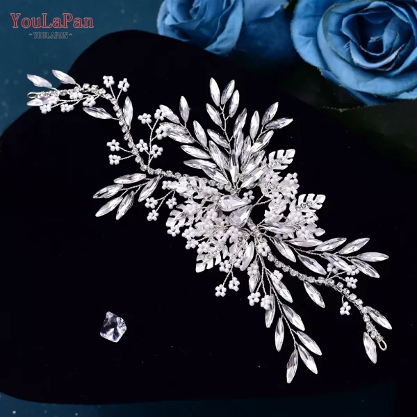 YouLaPan HP277 Bride Wedding Hair Accessories Rhinestone Headband Bridal Headpiece Hair Ornament for Women Hair Jewelry Headwear - Image 6