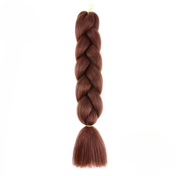 Jumbo Braiding Hair Rainbow Colors Extensions Fiber Mix Four Silky Colorful Twist Hair Extensions Women Colored Synthetic Braids - Image 31