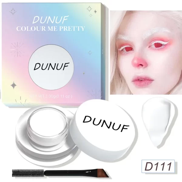 12 Colors Waterproof Eyeshadow Cream Long Lasting Eyeliner Matte Body Face Painting Pigment Eyebrow Tint Makeup with Brush - Image 8