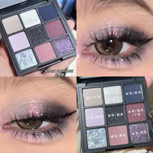 Glitter Eyeshadows Pallet Cheap Female Cosmetics Professional Eye Shadow New Beauty Long Lasting Korean Charming Eyes Make Up