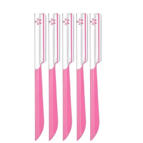 Karsyngirl 5pc Eyebrow Epilator Sets for Women Makeup Beauty Eyebrows Hair Removal Styling Tool Steel Blade Facial Razor Trimmer - Image 6