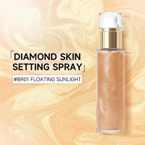 FOCALLURE Glitter Body Spray Pearlescent Long-Lasting Setting Spray Hydrating Mermaid Highlighter Face Makeup Cosmetics - Image 7