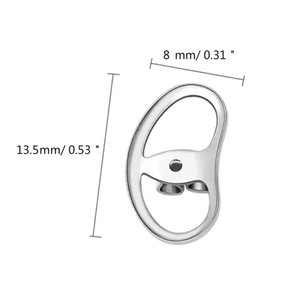4pcs Big Earring Lifters Metal Earring Stoppers Backings Pierced Safety Ear Backs Replacement Backstops for Women Girls - Image 6