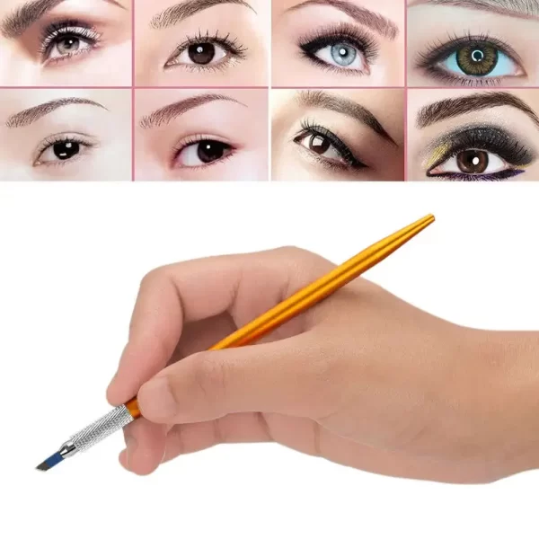 1 Set 3D Microblading Pen Tattoo Training Kit Eyebrow Tattoo Practice Professional Permanent Makeup Tattoo Eyebrow Wholesale - Image 4
